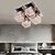 cheap Ceiling Lights-1-Light 45(18&quot;) Crystal Flush Mount Lights Metal Electroplated Modern Contemporary 110-120V / 220-240V / E26 / E27