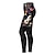 cheap Women&#039;s Pants, Shorts &amp; Skirts-21Grams Women&#039;s Cycling Tights Bike Pants Tights Mountain Bike MTB Road Bike Cycling Sports Graphic Floral Botanical Ugly Christmas Thermal Warm 3D Pad Breathable Quick Dry Black Red Clothing Apparel