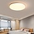 זול אורות תקרה ניתנים לעמעום-26/38/48 ס&quot;מ תאורת led תקרה עץ נורדי עיצוב עגול אורות להתקנה שוטפת בהשראת הטבע 110-120v 220-240v