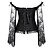 ieftine Corpetes &amp; Bustiês-Women&#039;s Women Normal Mesh Lace Basic Sexy Overbust Corset Lingerie - Poly&amp;Cotton Blend Polyester Wedding Daily Wear Floral Jacquard Corset Classic Theme Fashion Wedding White Black S M L