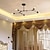 cheap Chandeliers-Multi Heads Magic Bean Chandelier Warm White Light Creative Art Modern Living Room Lamp Heteromorphic Nordic Simple Molecular Glass Ball Dining Room AC110V AC220V