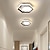 Недорогие Встраиваемые и полунавесные крепления-25 см светодиодный потолочный светильник современный северный свет для крыльца коридор проход шестиугольник геометрические формы скрытые светильники металлические светодиодные 220-240 в