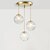 cheap Island Lights-1/3 Heads LED Pendant Light Nordic Modern Globle Design Glass Painted Finishes Artistic Style 110-120V 220-240V