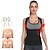 preiswerte Basic-Damenoberteile-Taillentrainerweste Körperformer Sweat Waist Trainer Korsett Sport Elasthan Yoga Fitnesstraining Pilates Verstellbar Gewichtsverlust Bauch Fatburner Heißer Schweiß Zum Damen Herren Taille Bauch