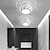 Χαμηλού Κόστους Φώτα Οροφής-16εκ. Φωτιστικό οροφής με κρυστάλλινη βεράντα φως διάδρομο διάδρομος μοντέρνο στρογγυλό desgin flush mount lights μεταλλικά βαμμένα φινίρισμα 110-240