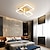 cheap Dimmable Ceiling Lights-40cm 47cm LED Ceiling Light Modern Nordic Square Acrylic Stepless Dimming Ceiling Lamp Gold Nordic Modern Living Room Bedroom Dining Room