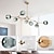 abordables Lámparas de araña-múltiples cabezas lámpara de frijol mágico luz blanca cálida arte creativo lámpara de sala de estar moderna heteromorfo nórdico bola de cristal molecular simple comedor ac110v ac220v
