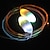 preiswerte Dekoration &amp; Nachtlicht-LED Sportschuh Schnürsenkel leuchten Schuhschnüre runde Blitzlicht Schnürsenkel leuchtend ohne Krawatte faule Schnürsenkel