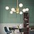 billige Globedesign-97 cm hengende lanterne design lysekrone metall sputnik globe empire malt finish moderne kunstnerisk 220-240v