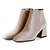cheap Women&#039;s Boots-Women&#039;s Boots Block Heel Boots Plus Size Comfort Shoes Daily Office &amp; Career Solid Colored Booties Ankle Boots Winter Block Heel Square Toe Vintage Casual Velvet Zipper Wine Almond Black