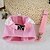 billiga Hundhalsband, selen och koppel-Cat Dog Harness Leash Soft Vest Casual Safety Solid Colored Fabric Pink