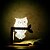 זול אורות לילה תלת מימדיים-ינשוף עץ 3d הוביל אור לילה 3d led מנורת שולחן בעלי החיים לילה חם תאורת שולחן קריאת שולחן שולחן מנורות ליד המיטה חדר שינה בית תפאורה מתנה לחג המולד usb