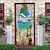 voordelige Deurstickers-zelfklevende waterdichte zeezicht deur stickers voor woonkamer diy woondecoratie muurtattoo wanddecoratie voor slaapkamer woonkamer 77x200cm