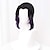 baratos Peruca para Fantasia-Peruca cosplay ondulada parte intermediária peruca kochou shinobu 2836 cabelo sintético preto feminino