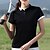 voordelige Golfkleding voor heren-Dames Golfshirt Tennisshirt Zwart Wit Korte mouw Lichtgewicht T-shirt Kleding Bovenlichaam Strak Dames golfkleding kleding outfits draag kleding