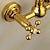 billige Bruserarmaturer-bruser armatur sæt håndbruser inkluderet vintage stil/country messing/galvaniseret montering udvendig keramisk ventil badekar bruser