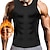 cheap Fitness Gear &amp; Accessories-Sweat Vest Sweat Shaper Sauna Vest Sports Neoprene Gym Workout Exercise &amp; Fitness No Zipper Hot Sweat Slimming Weight Loss Tummy Fat Burner For Men