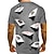 Недорогие мужская 3d футболка-мужская футболка с рисунком в покер с круглым вырезом с коротким рукавом серые фиолетовые желтые вечерние повседневные топы с принтом повседневные футболки с принтом