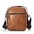 cheap Men&#039;s Bags-Men&#039;s Messenger Bag Shoulder Messenger Bag Crossbody Bag Cowhide Zipper Solid Color Textured Daily Outdoor Black Brown
