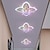 abordables Luces de techo-20 cm luz de techo led luz de porche de cristal pasillo lámpara de pasillo moderno diseño de flores luces de montaje empotrado metal galvanizado 110-240 v