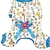 billiga Hundkläder-Katt Hund Jumpsuits Pyjamas Valpkläder Tecknat Ledigt / vardag Vinter Hundkläder Valpkläder Hundkläder Gul Röd Blå Kostym för Girl and Boy Dog Cotton XS S M L XL