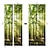 economico Adesivi per porta-2pcs autoadesivi creativi impermeabili adesivi per porte in legno verde per soggiorno decorazione fai da te adesivi murali impermeabili per la casa 30,3 &quot;x78,7&quot; (77x200 cm)