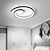Недорогие Потолочные светильники с диммером-42см 52см светодиодный потолочный светильник круглый спиральный дизайн новая лампа для спальни светодиодная новая мода простой потолочный светильник для комнаты персонализированные алюминиевые лампы