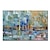 halpa Abstraktit taulut-mintura suurikokoinen käsinmaalattu abstrakti öljymaalaus kankaalle moderni seinätaidekuva kodinsisustukseen ei kehystetty