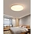 Χαμηλού Κόστους Φώτα Οροφής με Dimmer-26/38/48 cm φωτιστικό οροφής led σκανδιναβικό ξύλο στρογγυλό σχέδιο χωνευτά φώτα βάσης εμπνευσμένα από τη φύση 110-120v 220-240v