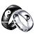 זול תכשיטים, שרשראות וטבעות לגברים-נירוסטה טבעת להקת טבעת יין יאנג טאי צ&#039;י לגברים / החבר הכי טוב // חבר (בגודל 11 שלו)