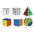 cheap Magic Cubes-Speed Cube Set 12 pcs Magic Cube IQ Cube 2*2*2 3*3*3 4*4*4 Speedcubing Bundle Stress Reliever Puzzle Cube Professional Level SpeedToy Gift