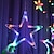 Χαμηλού Κόστους LED Φωτολωρίδες-φώτα ραμαζανιού φεγγάρι αστεράκι led φωτιστικό κουρτίνας 220v 3m παραμυθένια φώτα χορδής eid al-fitr σπίτι διακόσμηση φεστιβάλ ραμαζανιού γιορτινός φωτισμός διακόσμηση γάμου