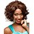 cheap Synthetic Trendy Wigs-Synthetic Wig Afro Curly Bouncy Curl Middle Part Wig Short Light Brown Dark Brown Black / Brown Synthetic Hair Women&#039;s Soft Elastic Fluffy Mixed Color