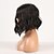 cheap Synthetic Trendy Wigs-Cosplay Costume Wig Synthetic Wig Loose Curl Bob Middle Part Wig Short Black Synthetic Hair Women&#039;s Odor Free Soft Heat Resistant Black