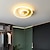 preiswerte Dimmbare Deckenleuchten-LED Deckenleuchte Kreis Ring Nordic Gold Acryl 2 3 5 6 Köpfe Außenbeleuchtung Wohnzimmer Deckenleuchte Einfache Moderne Kunst Deckenleuchte Luxus LED Schlafzimmer Licht AC220V