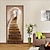 levne Samolepky na dveře-3D samolepky samolepicí kreativní samolepky na dveře obývací pokoj dekorace domácí voděodolné samolepky na zeď samolepky na zeď do ložnice obývací pokoj 77*200cm