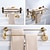 preiswerte Handtuchhalter-Handtuchhalter Faltbar / Mehrlagig Antike Aluminium 1pc - Hotelbad Wandmontage