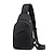 cheap Sling Shoulder Bags-Men&#039;s Bags Oxford Cloth Sling Shoulder Bag Chest Bag Solid Colored Daily Baguette Bag Black Gray