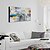 abordables Peintures Abstraites-Peinture à l&#039;huile Hang-peint Peint à la main Panoramique horizontal Abstrait Paysage Contemporain Moderne Inclure cadre intérieur / Toile roulée / Toile tendue