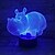 Χαμηλού Κόστους 3D Φωτιστικά Νυκτός-ζώο ιπποπόταμος 3d οδήγησε νυχτερινό φως 3d ψευδαίσθηση όραμα φως 16 κλίση έξυπνο τηλεχειριστήριο λάμπα γραφείου χριστουγεννιάτικο δώρο για τα παιδιά διακόσμηση μωρού κομοδίνο