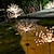 Χαμηλού Κόστους Διαδρομές και φανάρια-ηλιακά φώτα μονοπατιού πυροτεχνημάτων εξωτερικού χώρου 2x 1x led φώτα πασσάλων για διάδρομο κήπου κήπου διακόσμηση τοπίου 120leds νεράιδα χριστουγεννιάτικο φωτάκι για κήπο δρόμο αυλή γκαζόν