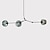 abordables Lámparas de araña-múltiples cabezas lámpara de frijol mágico luz blanca cálida arte creativo lámpara de sala de estar moderna heteromorfo nórdico bola de cristal molecular simple comedor ac110v ac220v