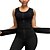 billige Basistopper for damer-Midje Trener Vest Body Shaper Treningskorsett sport Spandex Yoga &amp; Danse Sko Treningsøkt Pilates Justerbar Vekttap Magefettforbrenner Svettegenser Til Dame Herre Midje Mage / Voksne