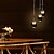 Недорогие Островные огни-3 лампы 25 см led подвесной светильник стеклянный кластер хром современный современный 110-120v / 220-240v