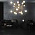 abordables Éclairages forme globe-16 lumières de luxe chandelier d&#039;or de style bougie européenne moderne lumières pour salon salle à manger boutiques caffe led g9 ampoules non incluses
