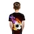 abordables t-shirts 3d pour garçon-Le Jour des enfants Garçon 3D Graphic Football 3D T-shirt Tee-shirts Manche Courte 3D effet Eté Actif Sportif Casual Quotidien Polyester Enfants 2-13 ans