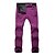 abordables Fondos-Hombre Mujer Pantalones para senderismo Pantalones impermeables de senderismo Al aire libre Forro Polar Pantalones / Sobrepantalón [Em. B] Morado [Lady B] Verde militar S M L XL XXL