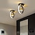 billige Loftslys-24cm LED-loftslampe moderne nordiske runde firkantede geometriske former veranda lys korridor midtgang indbyggede lys metal malede finish LED moderne 220-240V