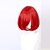 cheap Costume Wigs-Cosplay Costume Wig kinky Straight Short Bob Neat Bang Glueless Lace Front Wig Short A15 A16 A17 A18 A19 Synthetic Hair Women‘s Classic Fashion Red Pink