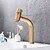 abordables Classiques-robinet de lavabo de salle de bain - chute d&#039;eau laiton antique / central électrolytique mitigeur monotroubath taps